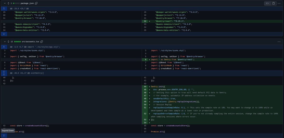 Keeper-wallet extension modification
