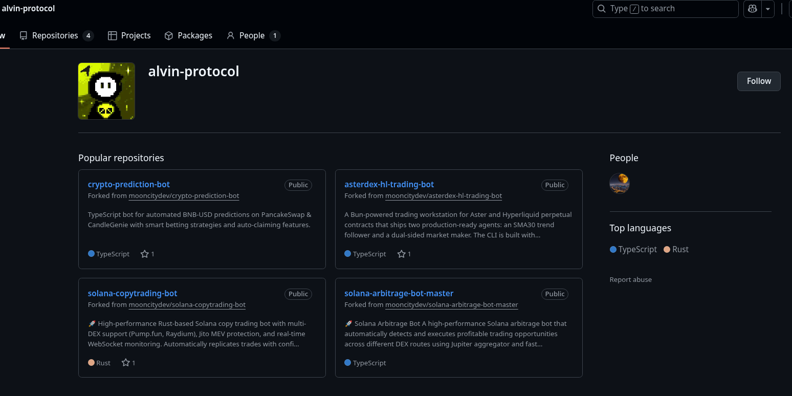 0xMooncity's own GitHub organization