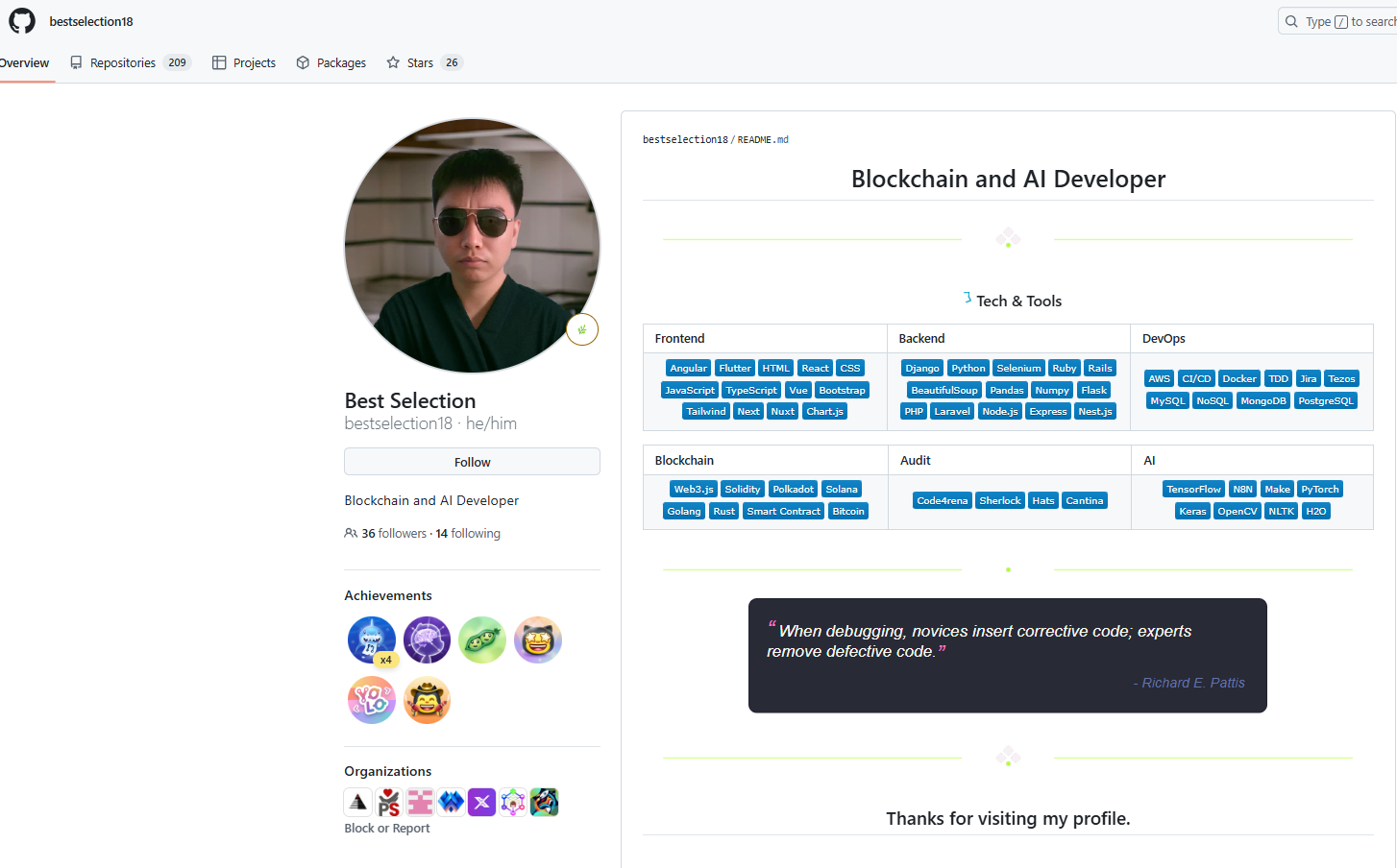 bestselection18 Github Profile